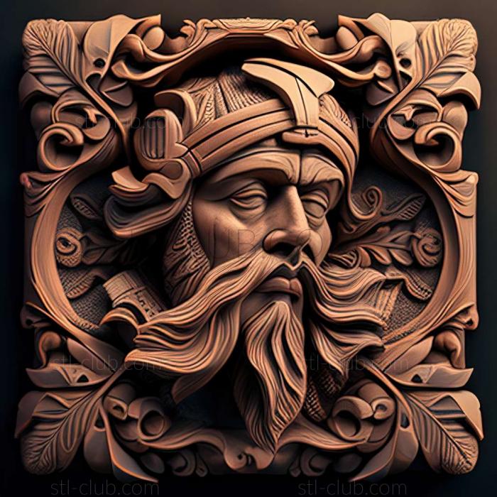 3D мадэль RELIEFCARVED WOODEN (STL)